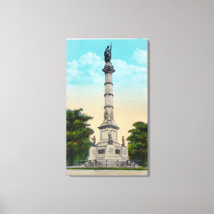Toile Vue des soldats et des marins