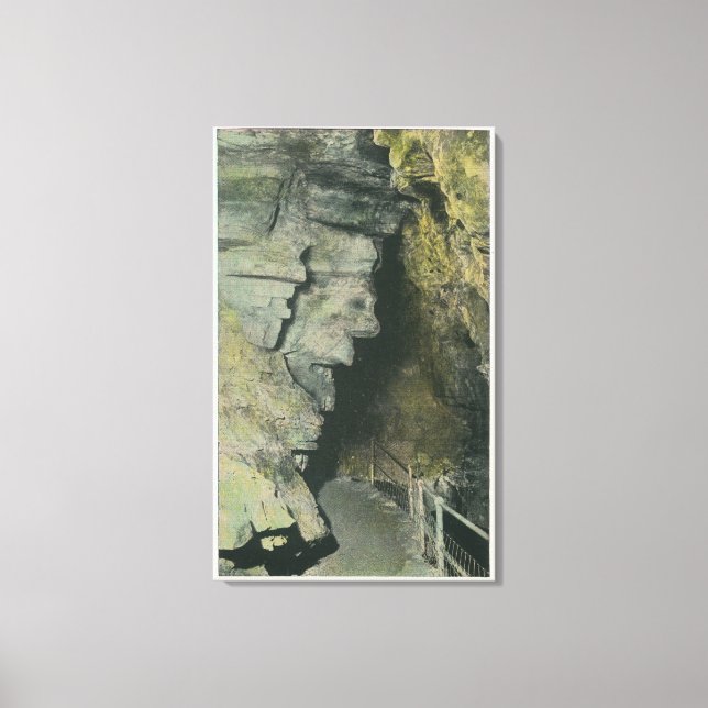 Toile Vue des sorcières des Grottes (Recto)