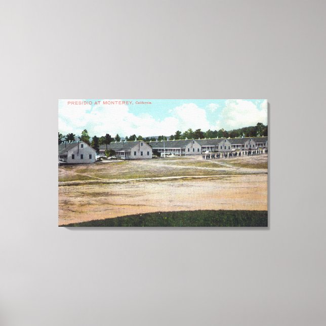 Toile Vue des terrains Presidio (Recto)