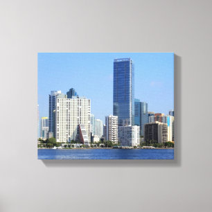 Toile Vue d'horizon de Miami