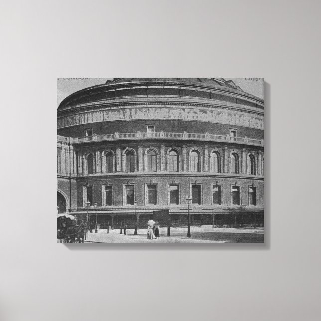 Toile Vue du Albert Hall, vers 1900 (Recto)