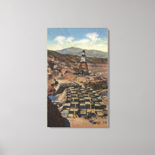 Toile Vue du barrage Shasta