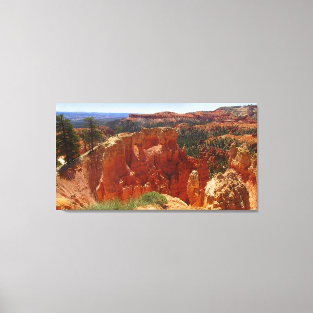 Toile Vue du bord : un hoodoo (Recto)