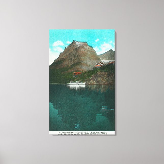 Toile Vue Du Chalet Du Soleil (Recto)