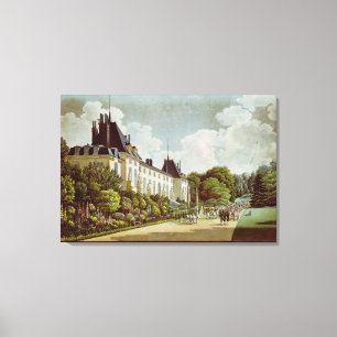 Toile Vue du château de la Malmaison