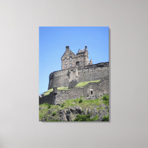 Toile Vue du château d'Édimbourg, Édimbourg, Écosse,