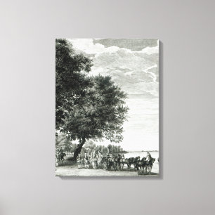 Toile Vue du côté nord de la rivière Virginia