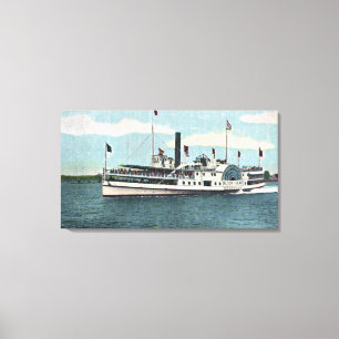 Toile Vue du ferry Block Island