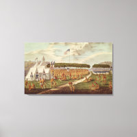 Vue du grand traité tenu à Prairie du