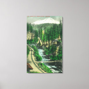 Toile Vue du mont Shasta de la retraite Shasta