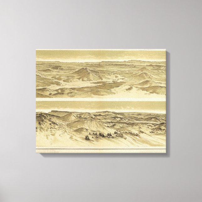 Toile Vue du mont Trumbull et du mont Emma (Recto)