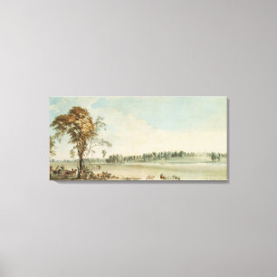 Toile Vue du nord-ouest de loge de Wakefield dans