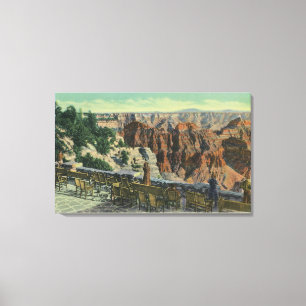 Toile Vue du parc