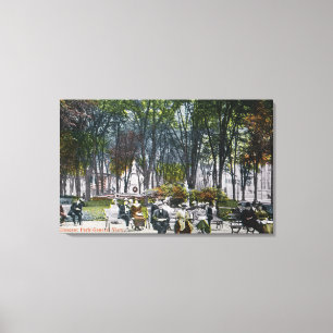 Toile Vue du parc Crescent