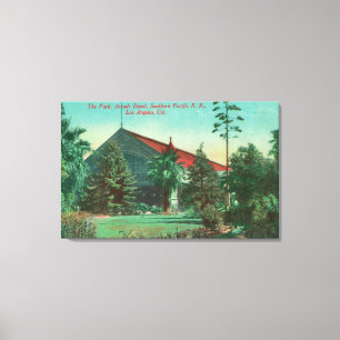 Toile Vue du parc du dépôt d'arcade SP RR