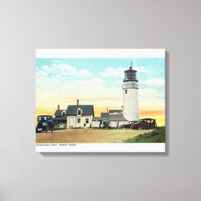 Toile Vue du phare North Truro Highland (Recto)