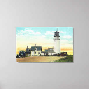 Toile Vue du phare North Truro Highland