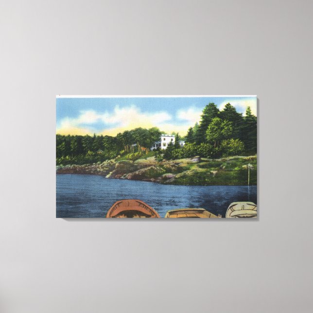 Toile Vue du point d'épinette (Recto)