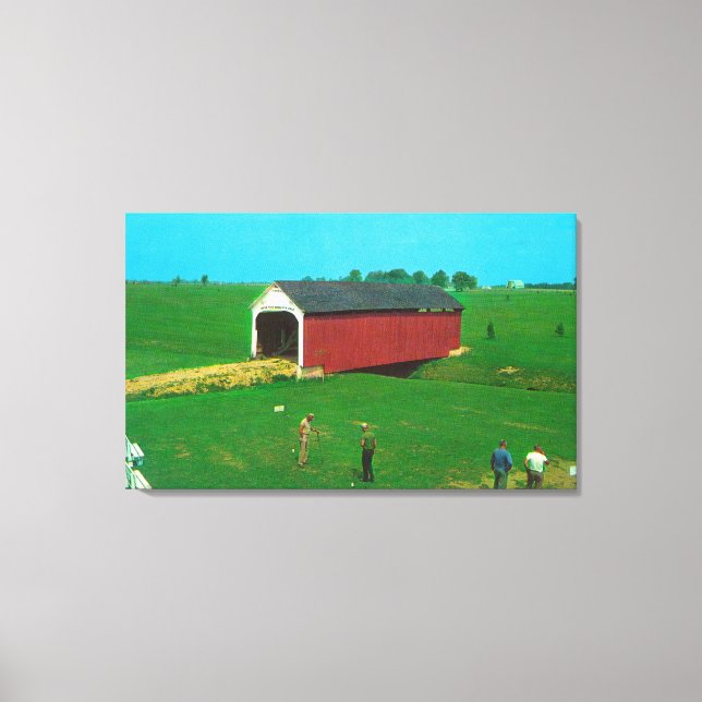 Toile Vue du pont Catlin (Recto)