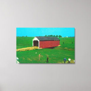 Toile Vue du pont de Catlin