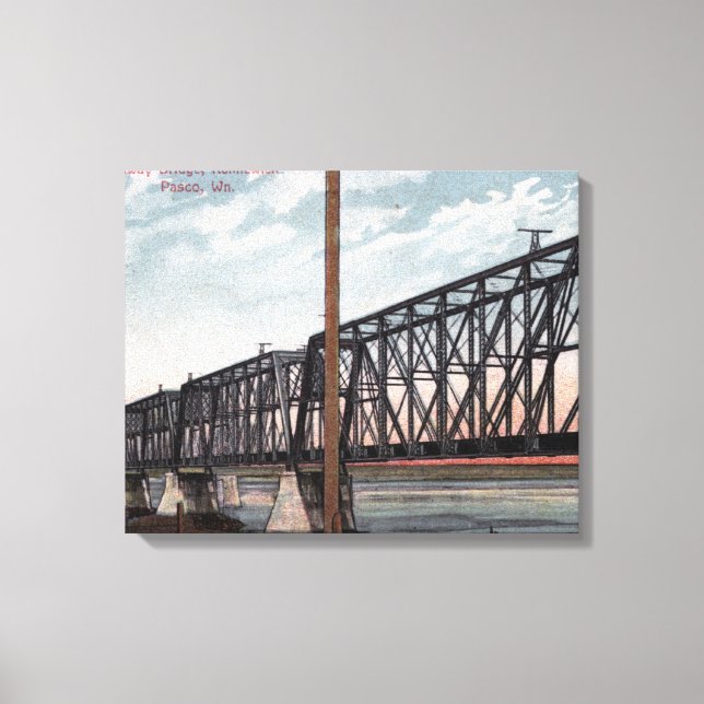 Toile Vue du pont du Pacifique Nord (Recto)