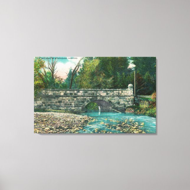 Toile Vue du pont Napa County BridgeNapa, CA (Recto)