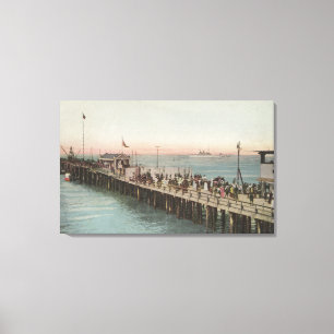 Toile Vue du quai