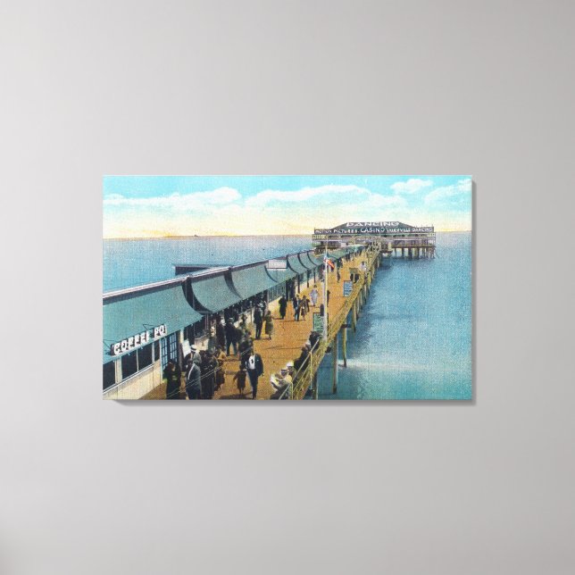 Toile Vue du quai (Recto)