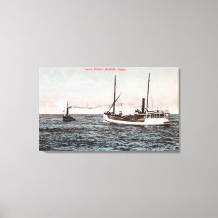 Toile Vue du vapeur ElizabethBandon, OU