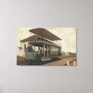 Toile Vue d'un funiculaire de double Decker