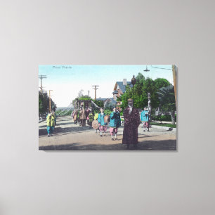 Toile Vue d'un ParadeHollister floral, CA