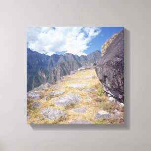 Toile Vue d'un précipice