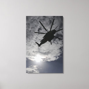 Toile Vue en angle faible d'un CH-53E