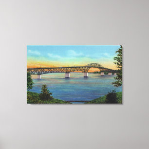 Toile Vue en gros plan du nouveau pont