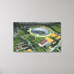 Toile Vue est de parc de roche de la roseraie de Pardee