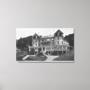 Toile Vue extérieure d'air de fève d'hôtel dans Escal