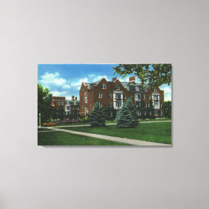 Toile Vue extérieure de Josselyn Hall, université de