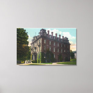 Toile Vue extérieure de Judd Hall, université wesleyen