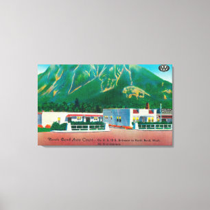 Toile Vue extérieure de la cour du nord d'automobile de