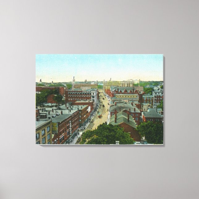 Toile Vue extérieure de la maison de Longfellow (Recto)