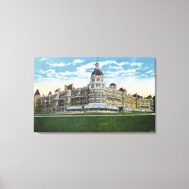 Toile Vue extérieure de la maison de printemps de Pologn (Recto)