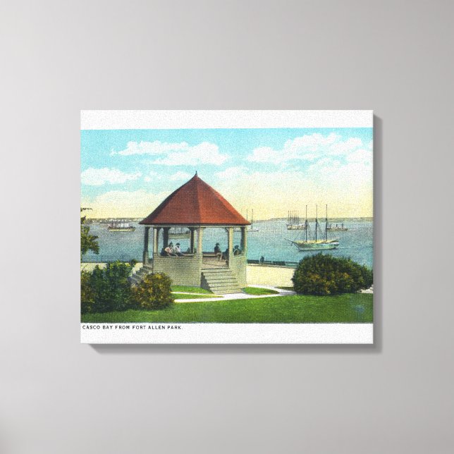 Toile Vue extérieure de la perle de l'île d'Orr (Recto)