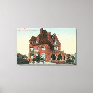 Toile Vue extérieure de la résidence de Crocker