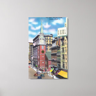 Toile Vue extérieure de la vieille réunion hall du sud