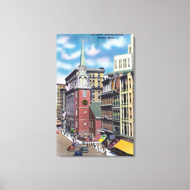 Toile Vue extérieure de l'ancienne salle de réunion du S (Recto)