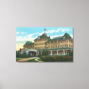 Toile Vue extérieure de l'Hôtel Ausable Chasm