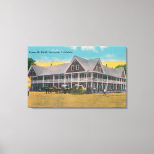 Toile Vue extérieure de l'hôtel de Greenville