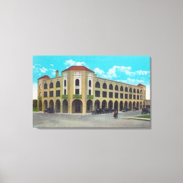 Toile Vue extérieure de l'hôtel Del Ming Yuma, AZ (Recto)