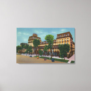 Toile Vue extérieure de l'hôtel grand des syndicats #