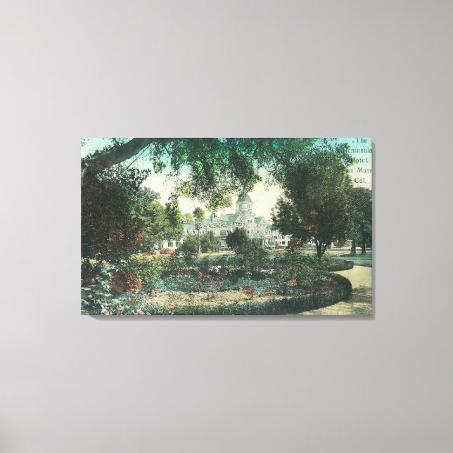 Toile Vue extérieure de l'hôtel Peninsula (Recto)